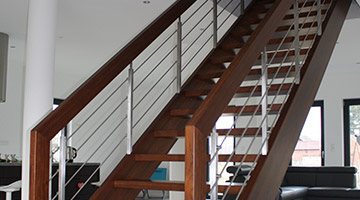Stairs without risers